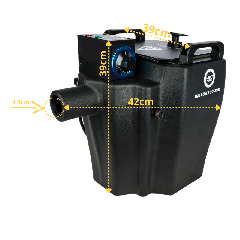 Light4Me ICE LOW FOG 3500W - Wytwornica ciężkiego dymu na suchy lód