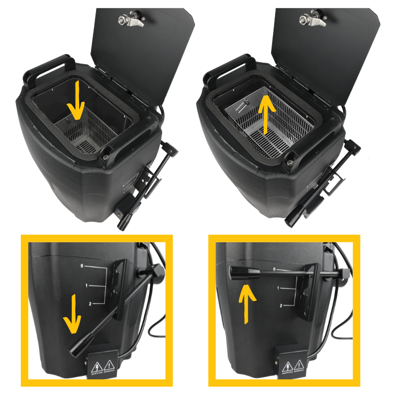 Light4Me ICE LOW FOG 3500W - Wytwornica ciężkiego dymu na suchy lód