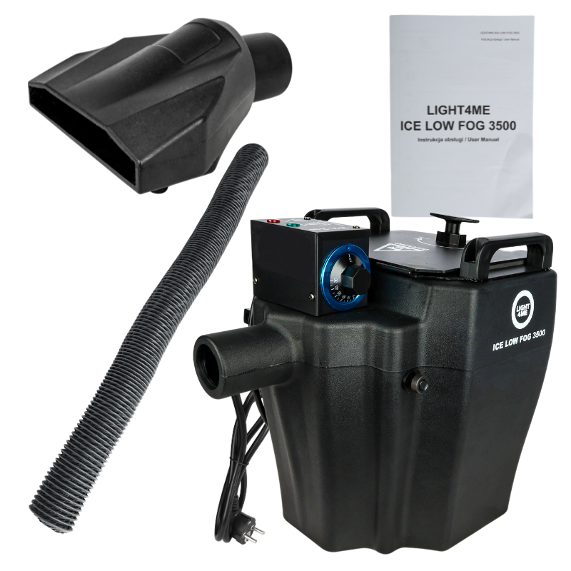 Light4Me ICE LOW FOG 3500W - Wytwornica ciężkiego dymu na suchy lód