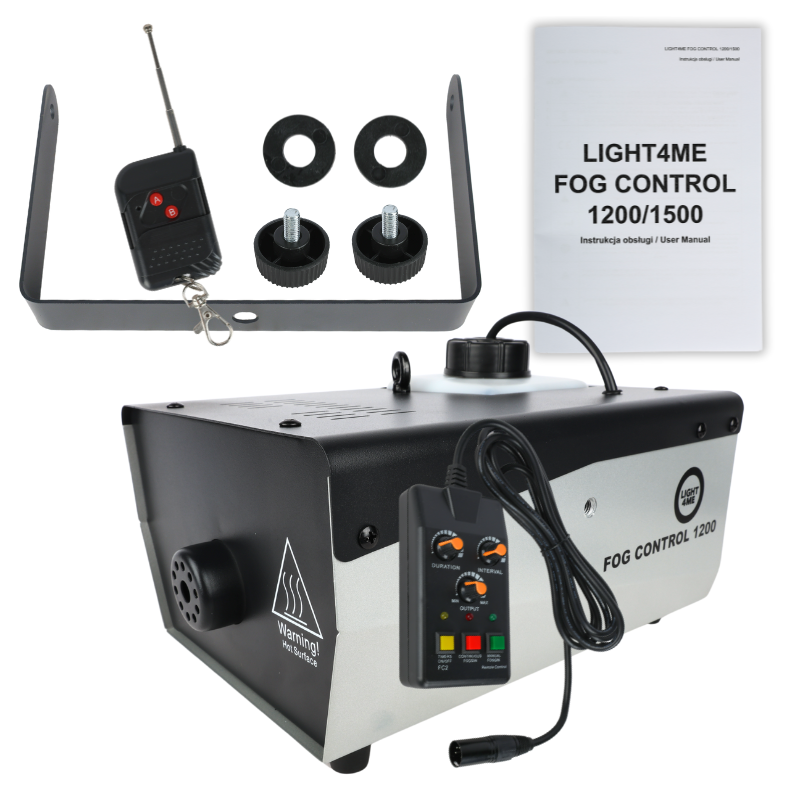 Light4Me FOG CONTROL 1200 TIMER - Wytwornica dymu