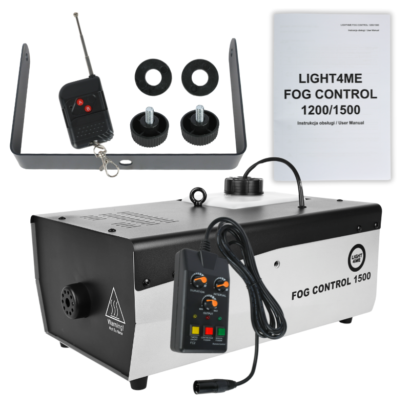 Light4Me FOG CONTROL 1500 TIMER - Wytwornica dymu