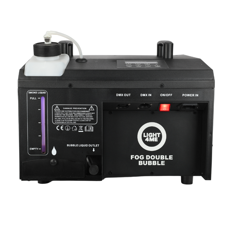 Light4Me FOG DOUBLE BUBBLE - Wytwornica dymu i baniek