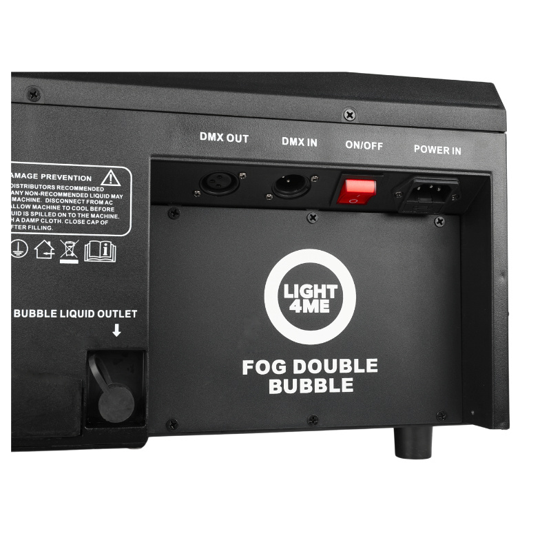 Light4Me FOG DOUBLE BUBBLE - Wytwornica dymu i baniek