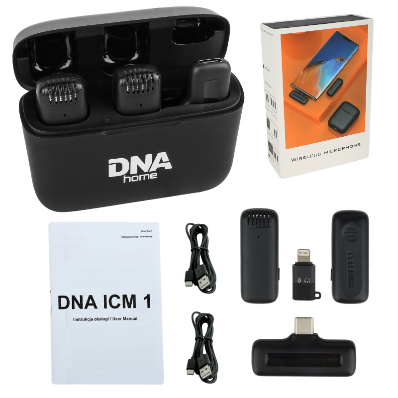 DNA ICM1 - Zestaw do nagrywania dźwięku na smartfon