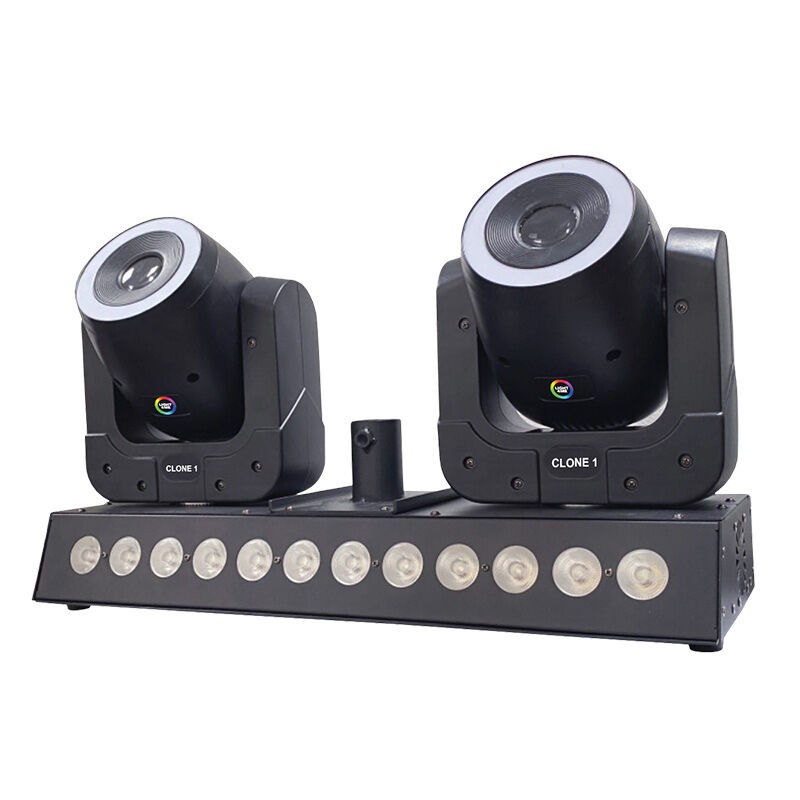 Light4Me CLONE 1 - Zestaw oświetleniowy 2x głowica ruchoma Wash