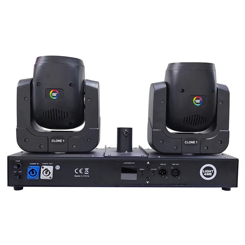 Light4Me CLONE 1 - Zestaw oświetleniowy 2x głowica ruchoma Wash