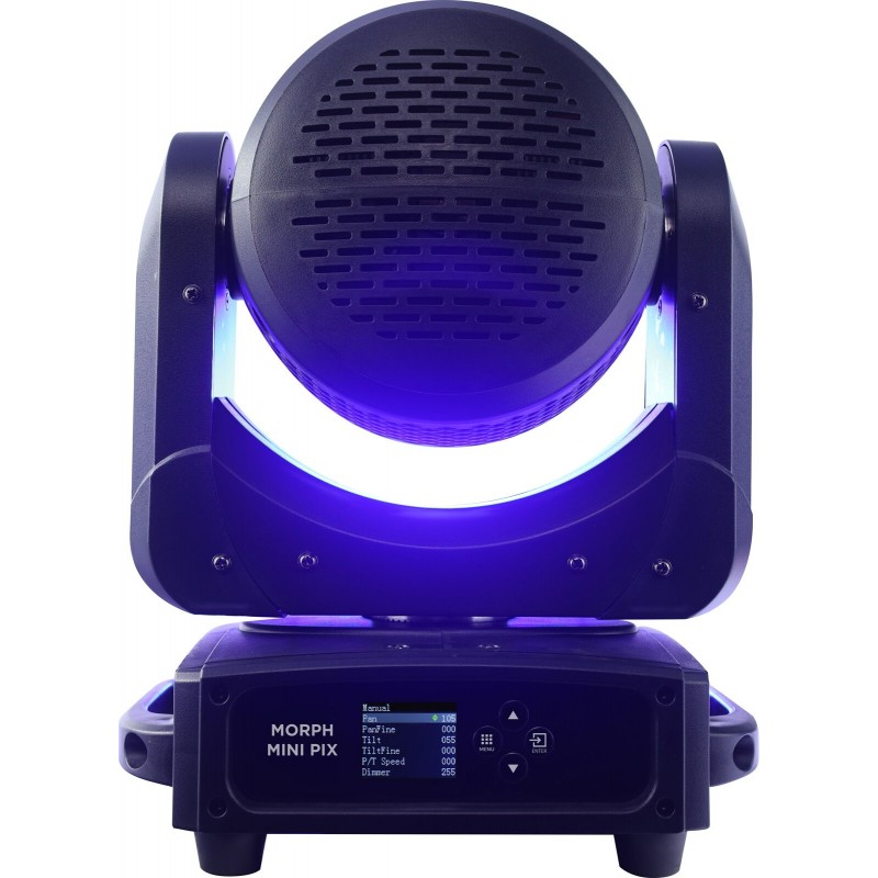 Fractal Lights Morph MINI PIX  7x40W - głowa ruchoma - 3 - Głowy typu WASH - Głowa ruchoma MORPH MINI PIX oferuje 7 diod 40W, kt