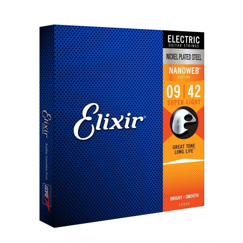 ELIXIR 12002 NanoWeb Electric - Struny do elektryka 9-42 - 1 - Struny gitarowe - 