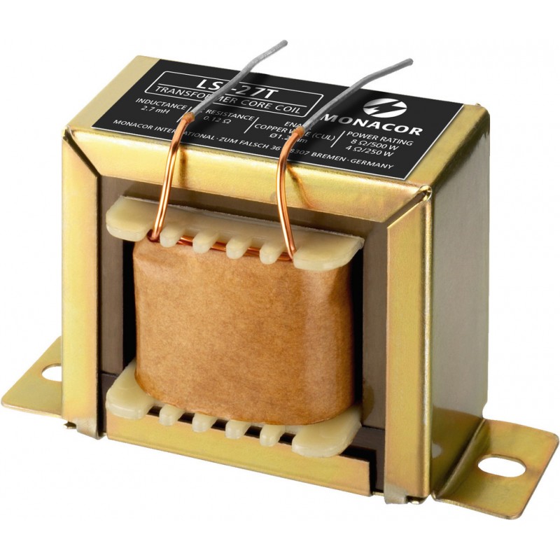 Monacor LSI-27T Cewka głośnikowa na rdzeniu transformatorowym, 2.7mH