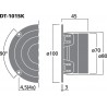 Monacor DT-101SK Głośnik kopułkowy wysokotonowy, 30W RMS