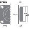 Monacor DT-28N Głośnik neodymowy wysokotonowy, 50W RMS