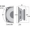 Monacor SP-100/8 Głośnik nisko-średniotonowy, 30W RMS