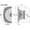 Monacor SPH-135KEP Głośnik nisko-średniotonowy, 50W RMS