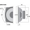 Monacor SPM-165/8 Głośnik nisko-średniotonowy, 60W RMS