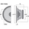 Monacor SPH-175HQ Głośnik nisko-średniotonowy, 70W RMS