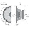 Monacor SPH-250KE Głośnik niskotonowy, 100W RMS