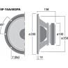 Monacor SP-15A/402PA Głośnik niskotonowy, 400W RMS