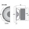 Monacor SPX-30M Głośnik pełnopasmowy, 20W RMS