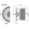 Monacor SPX-31M Głośnik pełnopasmowy, 20W RMS