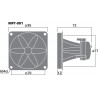 Monacor MPT-001 Głośnik wysokotonowy, 60W RMS