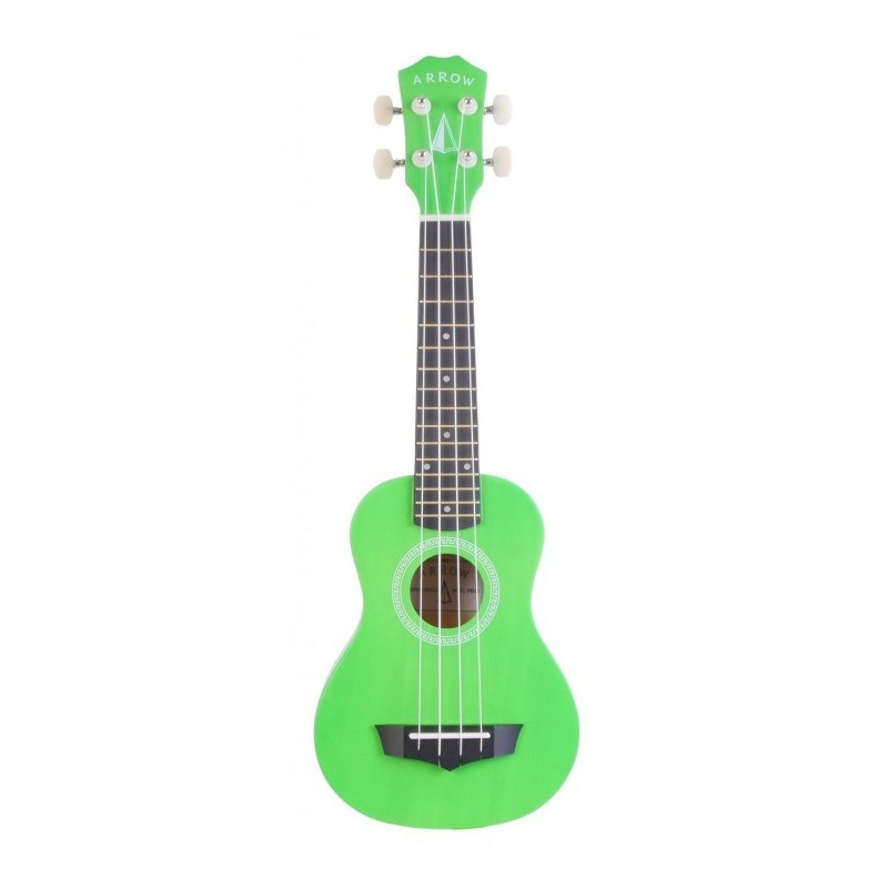 Arrow PB10 GR Green - ukulele sopranowe z pokrowcem