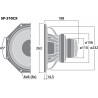 Monacor SP-310CX Koaksjalny głośnik PA 2-drożny