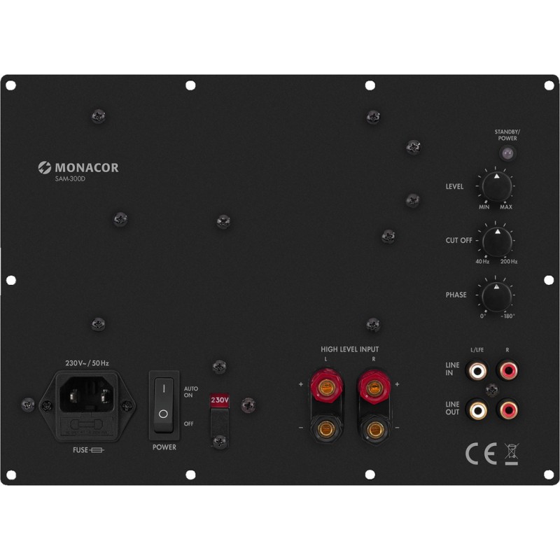Monacor SAM-300D Moduł wzmacniacza subwoofera