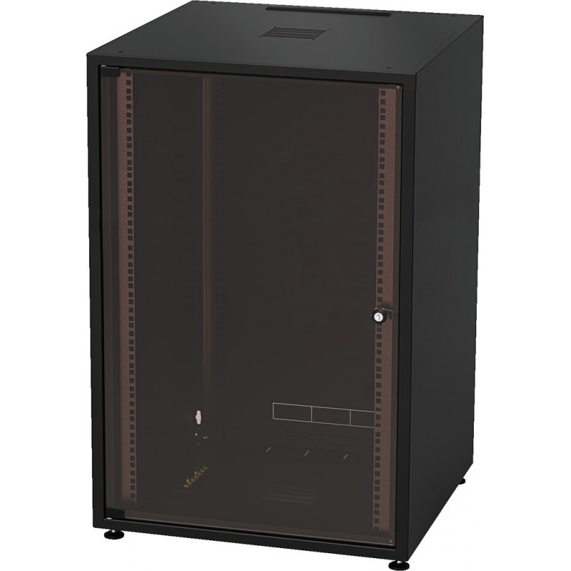 Monacor RACK-18GD/SW Szafa rack 18U, na urządzenia 482mm (19")