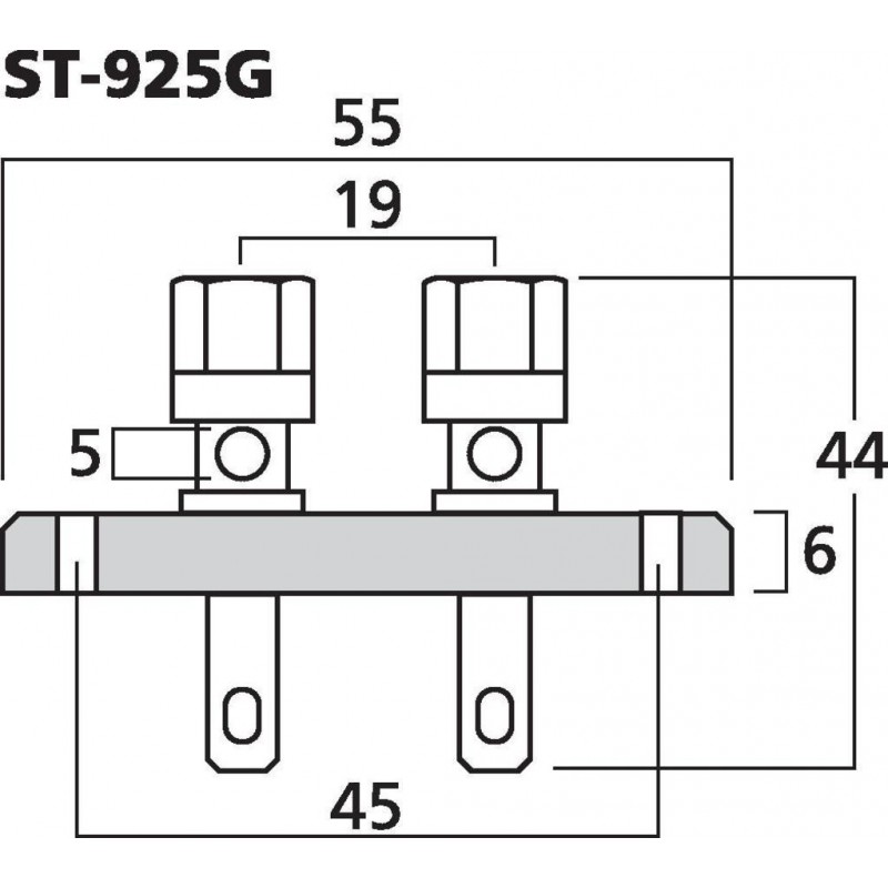 Monacor ST-925G Terminal głośnikowy