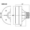 Monacor MRD-80 Wysokotonowy driver tubowy PA, 30W RMS