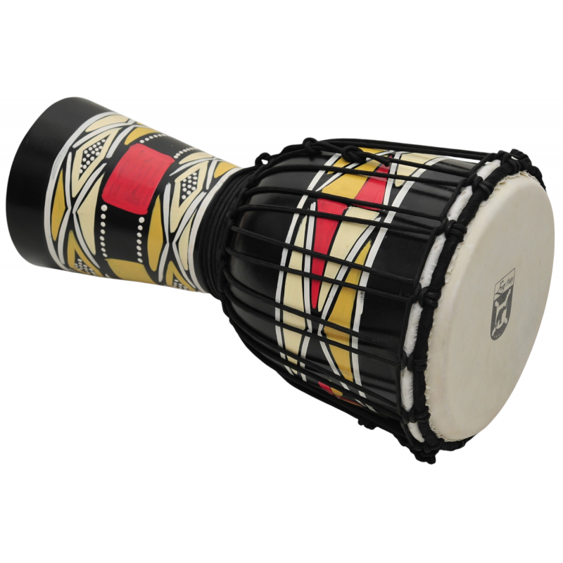 Ever Play DJ40ZP-M5 - Djembe 40 cm - 3 - Djembe - Djembe 40 cm (DJ40ZP-M5). Korpus wykonany z jednego kawałka drewna mahoniowego