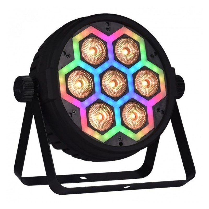 LIGHT4ME FRAME PAR 7x12 LED RGBW - reflektor efekt