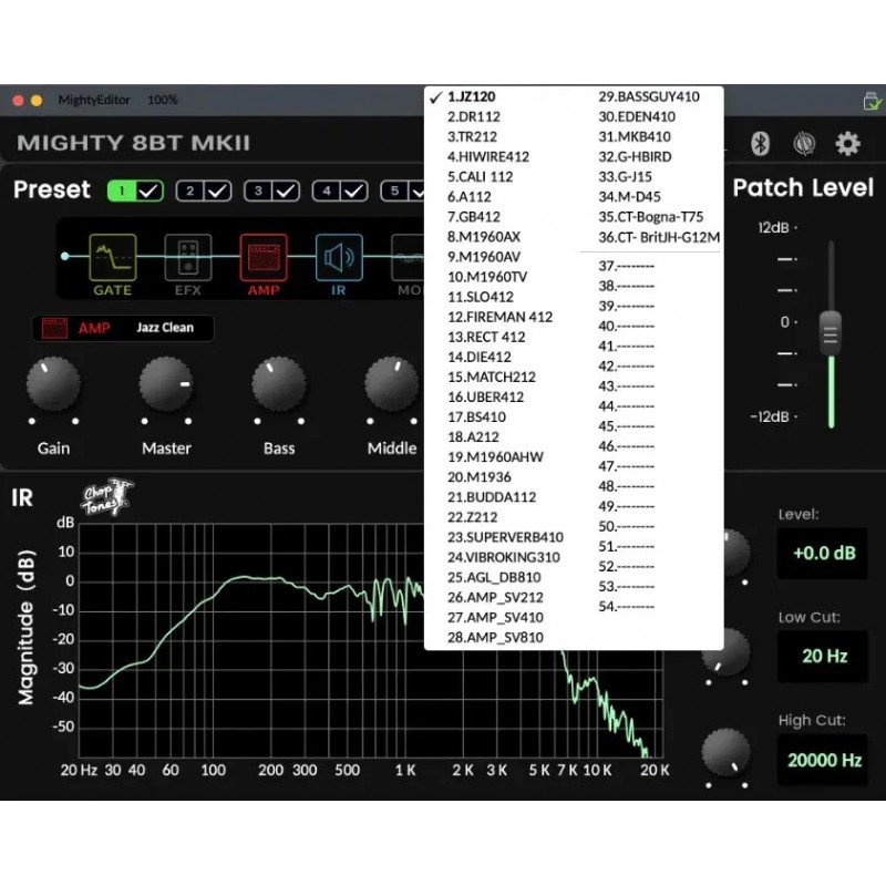 NUX MIGHTY 8BT MKII - combo gitarowe 8W - 12 - Comba gitarowe - Wzmacniacz gitarowy typu combo gitarowe NUX składa się z 8-watow