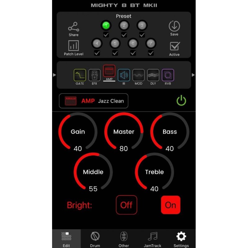 NUX MIGHTY 8BT MKII - combo gitarowe 8W - 13 - Comba gitarowe - Wzmacniacz gitarowy typu combo gitarowe NUX składa się z 8-watow