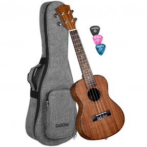 Cascha Premium Mahogany Concert - Ukulele koncertowe - 2 - Ukulele - Cascha Premium Mahogany Concert Po prostu rozpakuj i baw si