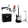 Gitara elektryczna Arrow ST 111 + wzmacniacz 12W + tuner + statyw w zestawie