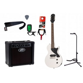 Gitara elektryczna Epiphone Billie Joe Armstrong Les Paul Junior Classic + wzmacniacz 12W + tuner + statyw w zestawie