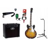 Gitara elektryczna Epiphone Casino VS + wzmacniacz 12W + tuner + statyw w zestawie