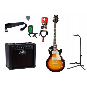 Gitara elektryczna Epiphone Les Paul Standard 50's + wzmacniacz 12W + tuner + statyw w zestawie