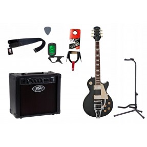 Gitara elektryczna Epiphone Les Paul Standard 50's + wzmacniacz 12W + tuner + statyw w zestawie