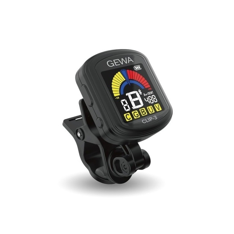 Gewa CLIP-3 - Tuner gitarowy z ładowaniem USB