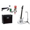 Gitara elektryczna Ibanez GRG140 WH + wzmacniacz 12W + tuner + statyw w zestawie
