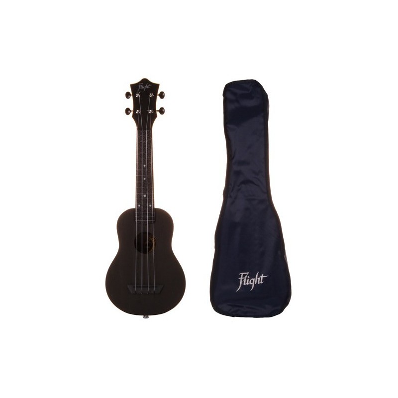 FLIGHT TUS35 E BK - ukulele sopranowe z pokrowcem