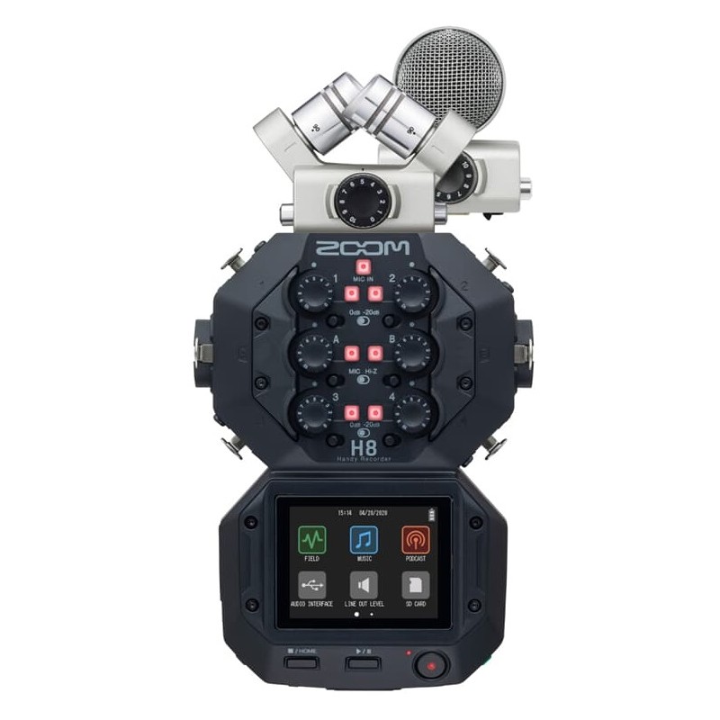 Zoom H8 + MS Pack Ltd. Edition - rejestrator cyfrowy z kapsułami XYH-6 i MSH-6 - 1 - Rejestratory - Zoom H8 + MS Pack Ltd. Editi