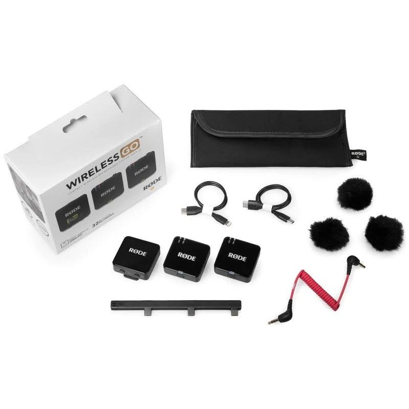 Rode Wireless GO III - system bezprzewodowy - 4 - Zestawy bezprzewodowe - System bezprzewodowy, 2-kanałowy cyfrowy zestaw mikrof