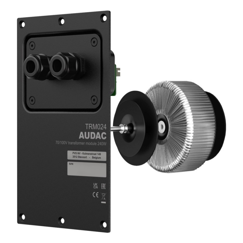 Audac TRM024/B - Moduł transformatora 70/100V do VEXO208