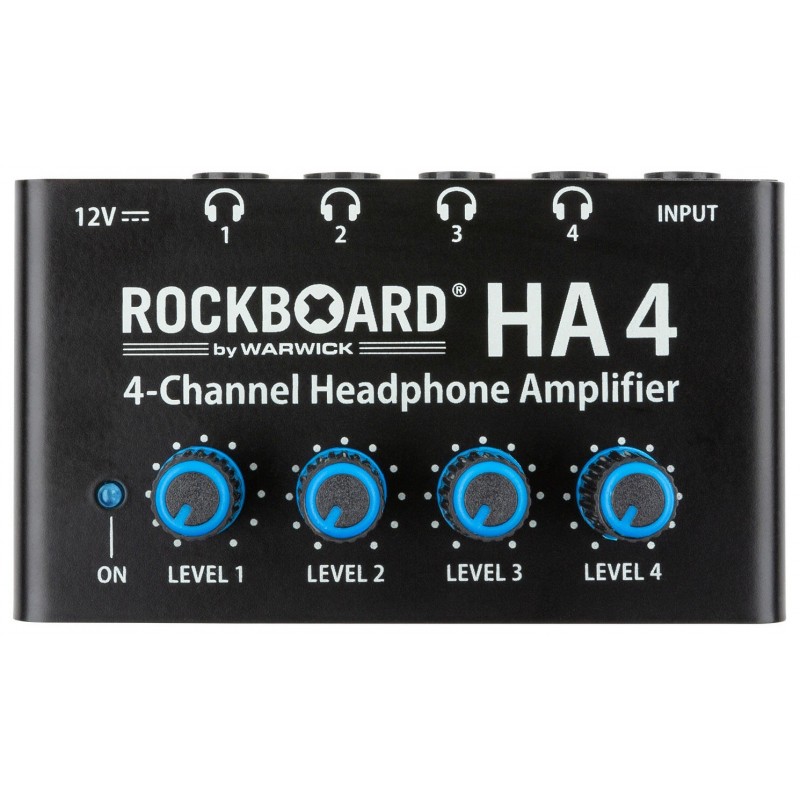 Rockboard HA 4 4-Channel Headphone Amplifier - Wzmacniacz słuchawkowy - 1 - Wzmacniacze słuchawkowe - RockBoard® HA 4 to bardzo 