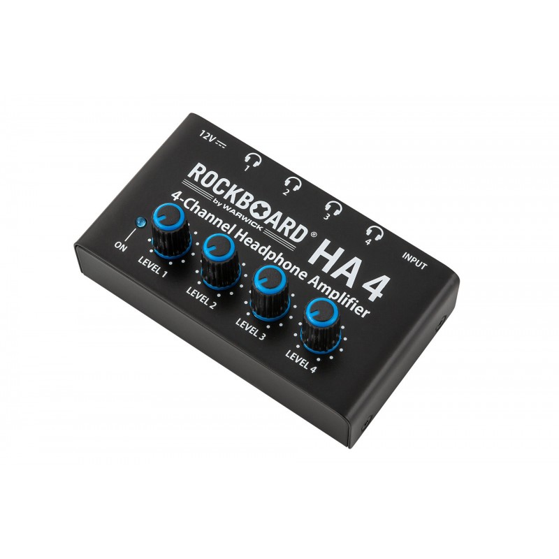 Rockboard HA 4 4-Channel Headphone Amplifier - Wzmacniacz słuchawkowy - 2 - Wzmacniacze słuchawkowe - RockBoard® HA 4 to bardzo 