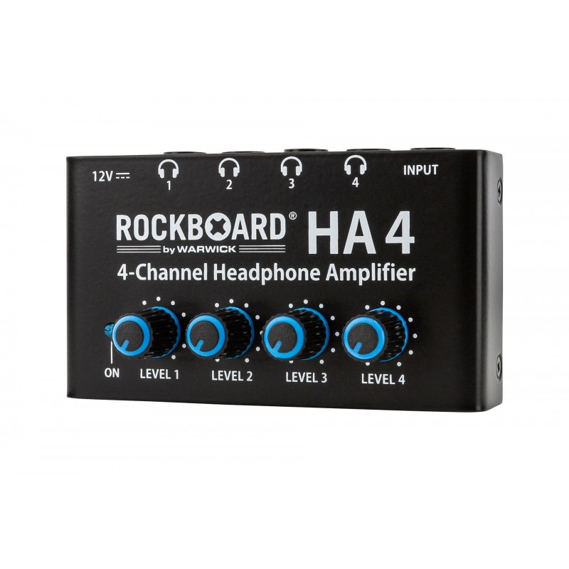 Rockboard HA 4 4-Channel Headphone Amplifier - Wzmacniacz słuchawkowy - 4 - Wzmacniacze słuchawkowe - RockBoard® HA 4 to bardzo 