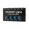 Rockboard LM 4 4-Channel Line Mixer - mini mikser liniowy - 4 - Mini miksery - Kompaktowy 4-kanałowy mikser liniowy zdolny do po